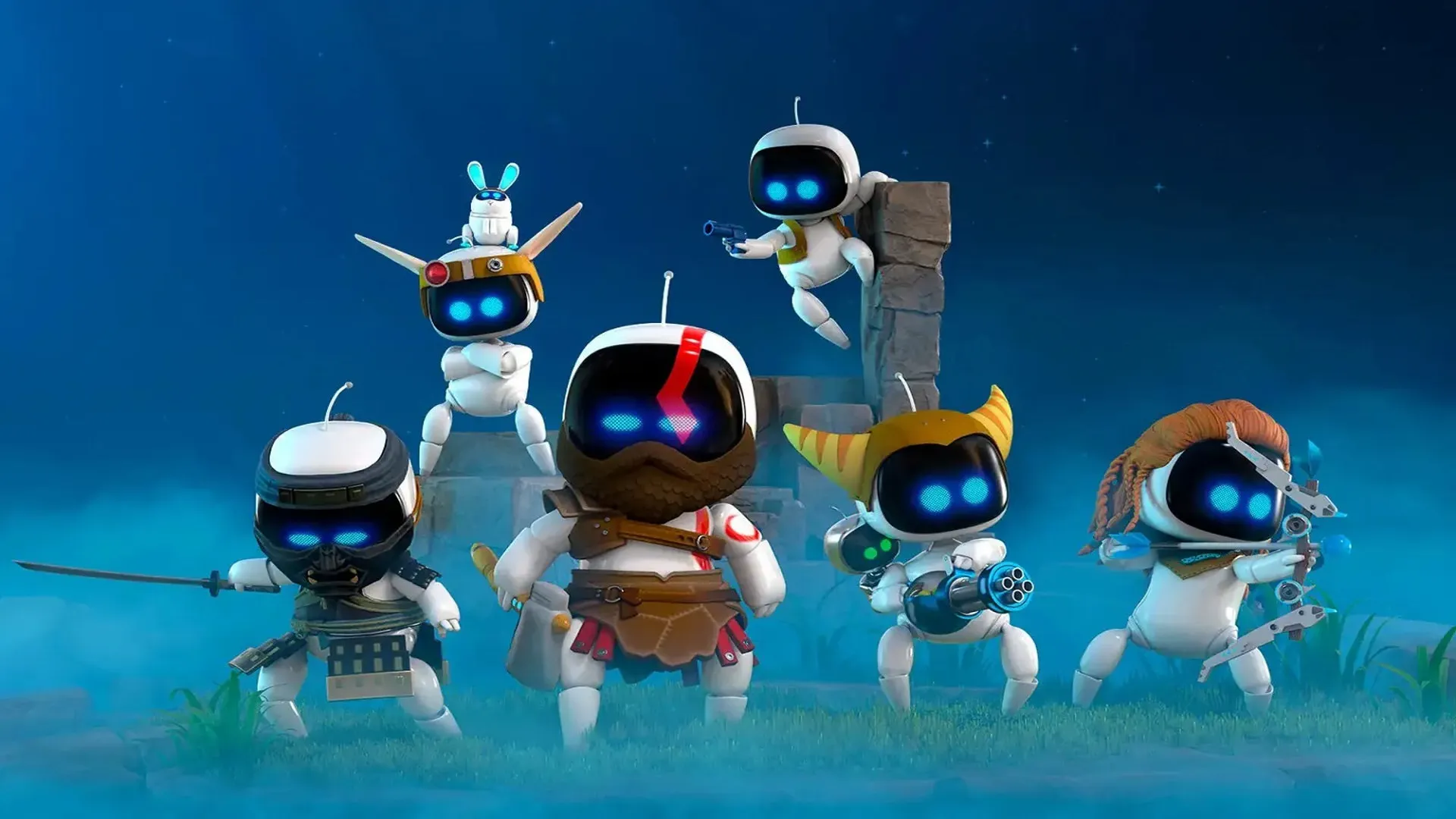 2024-5-astro-bot-66cc7d122b5676090d02eea8 شخصیتهای نمادین تاریخ پلی استیشن در قامت رباتهای بازی Astro Bot