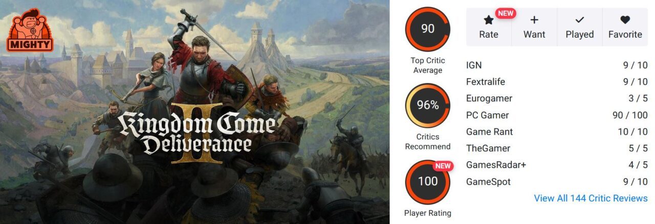 نقدها و نمرات بازی Kingdom Come: Deliverance 2 منتشر شدند [به‌روزرسانی شد] - گیمفا