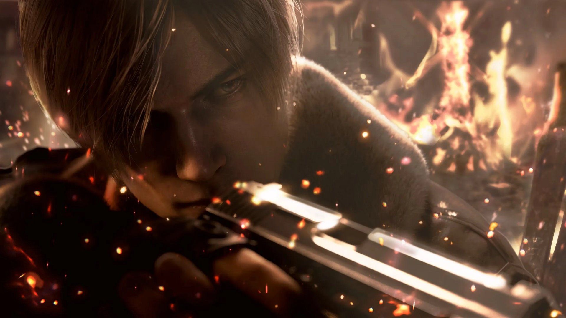 resident-evil-leon-67d917639134e36098de34e1-1 نشانهگیری لئون در بازی Resident Evil
