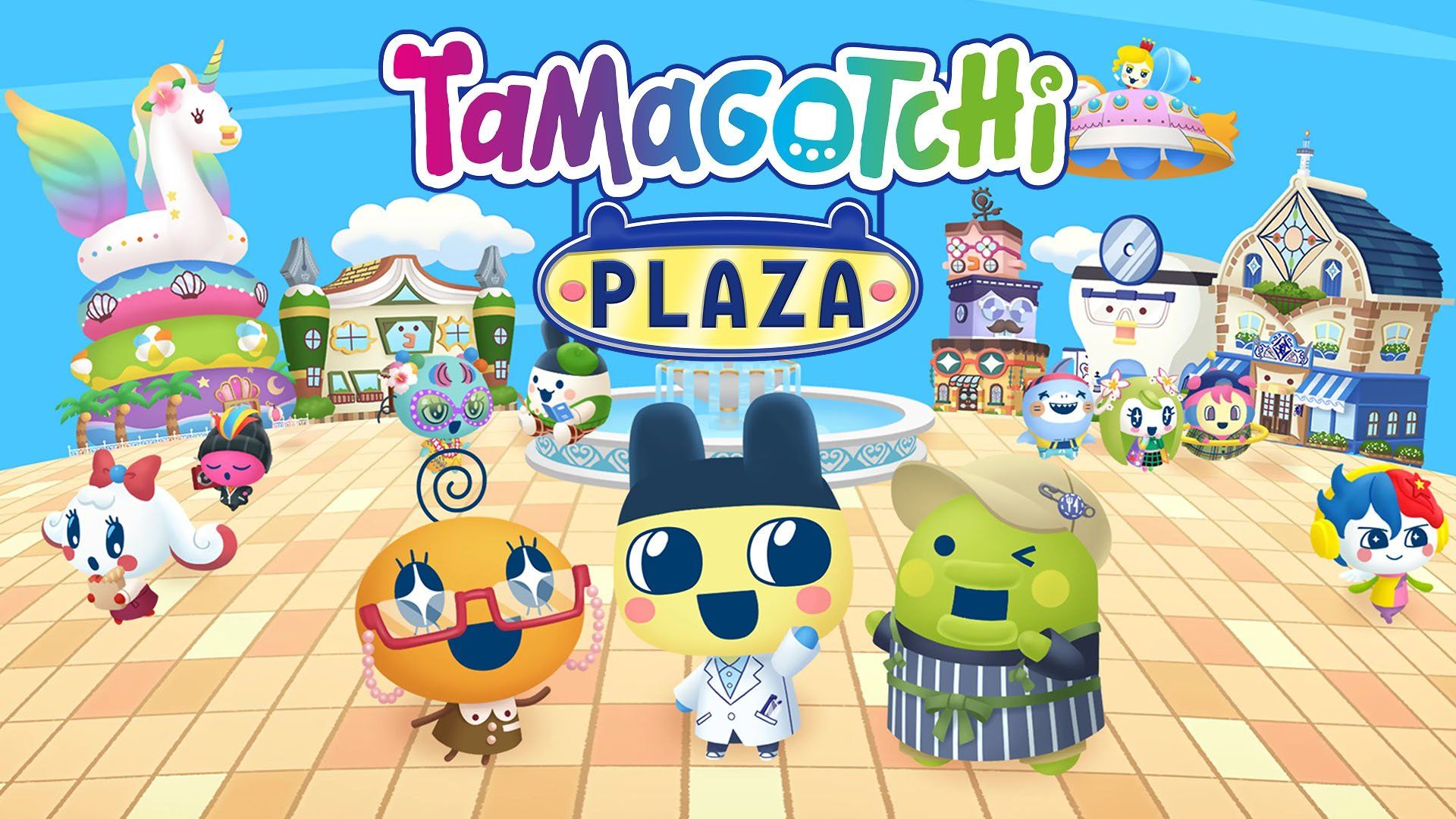 tamagotchi-plaza-67e79446b373a6943b0468ef-1 پوستر (کاور) Tamagotchi Plaza با حضور شخصیتهای بازی