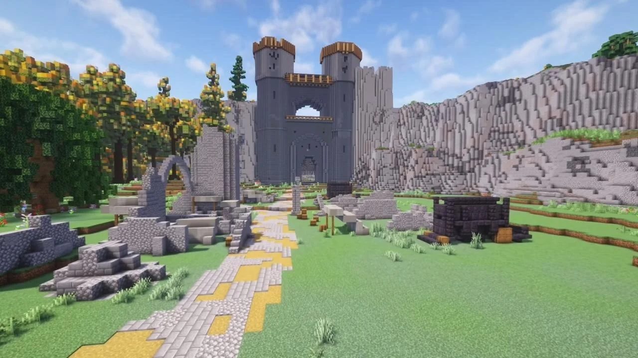 3242342345345345 یکی از طرفداران نقشه دنیای بازی Elden Ring را در Minecraft بازسازی کرده است - گیمفا
