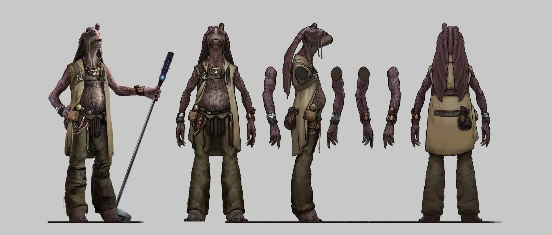 gungan-2-6812805e0749c6f14e12c3f2 تصاویر مفهومی لو رفته از طراحی شخصیتهای بازی Star Wars Eclipse