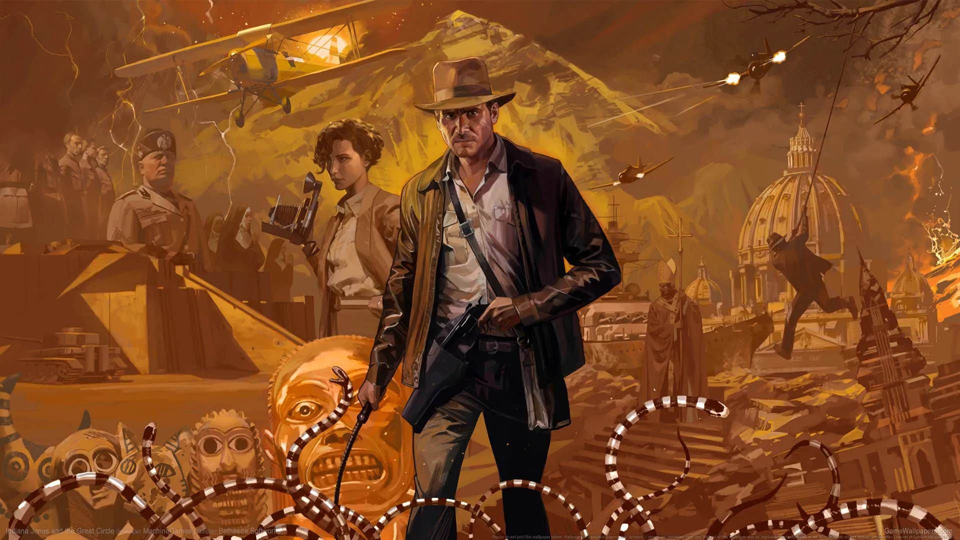 تصویر هنری از بازی Indiana Jones and the Great Circle