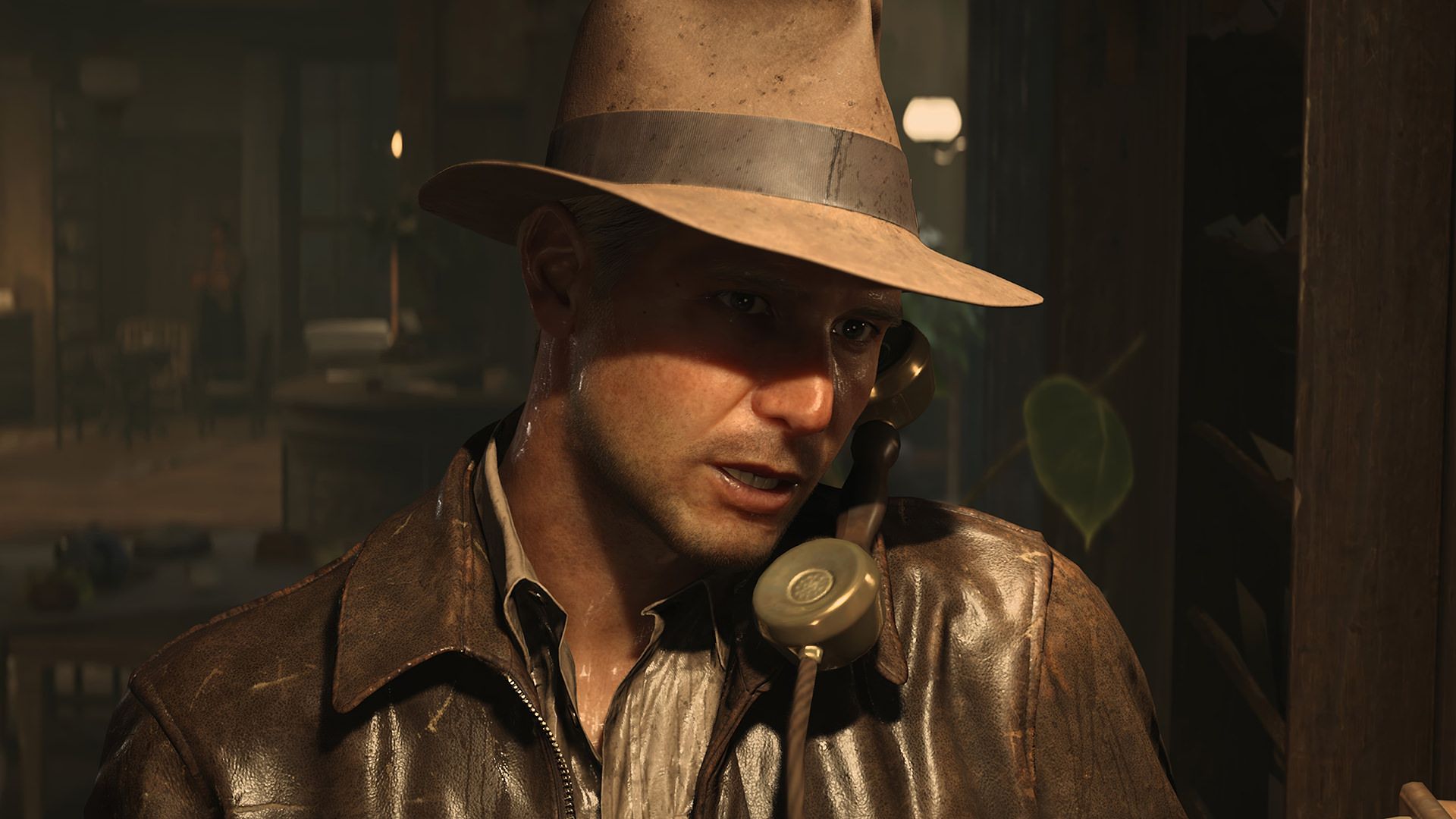 indianajonesandthegreatcirclemaincharacter-679b07b1c548df7cb2a91a79-1 گفتوگو ایندی با تلفن در بازی Indiana Jones and The Great Circle