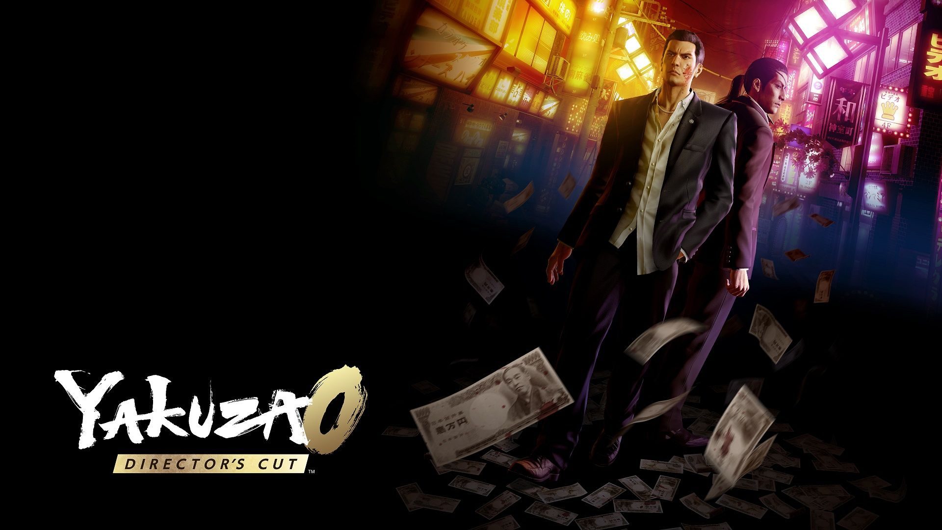 کازوما کیریو و ماجیما در پوستر بازی Yakuza 0: Director’s Cut