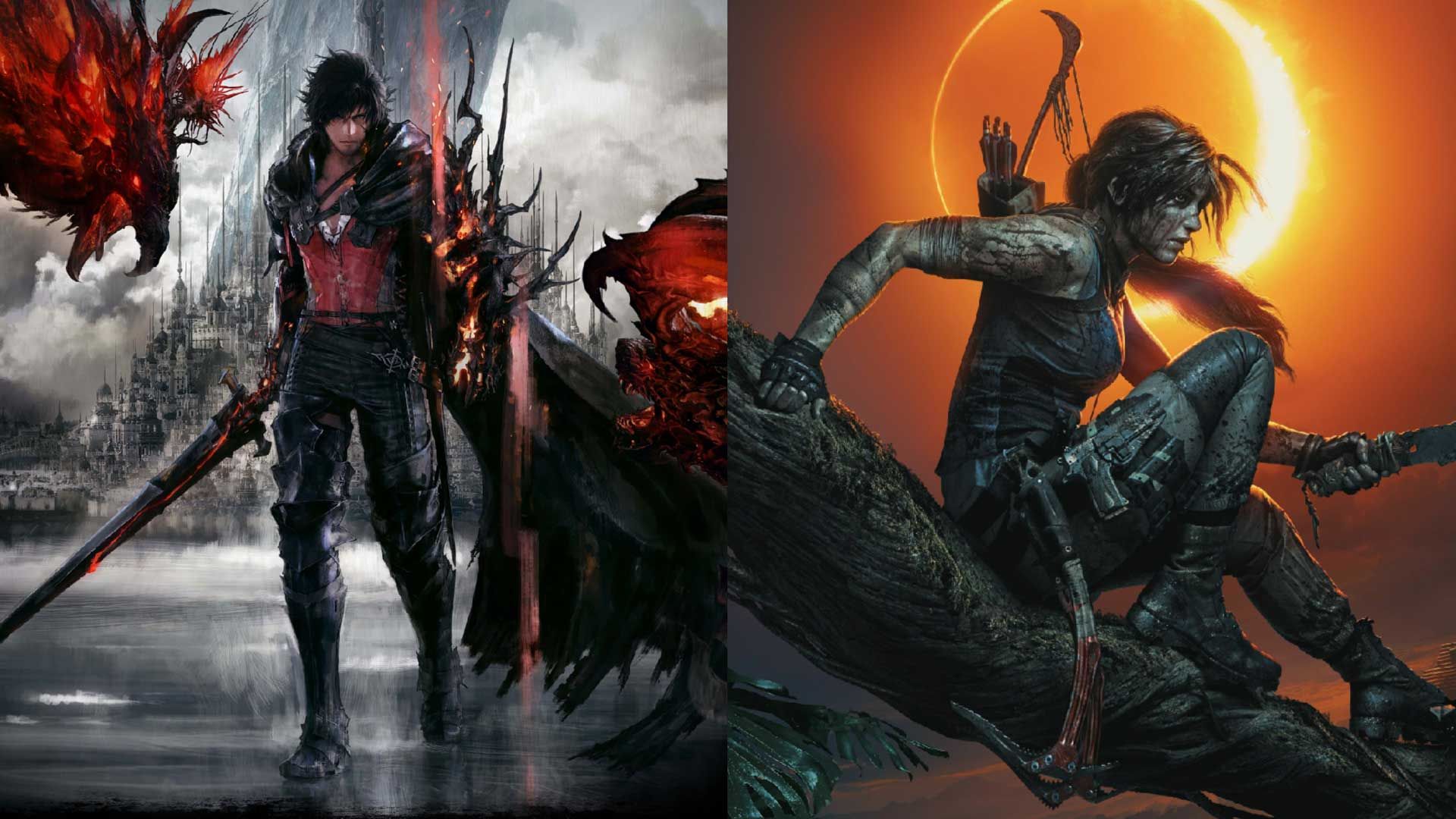2021-4-final-fantasy-square-enix-tomb-raider-66cc7d0b2b5676090d02179b-1 لارا کرافت مقابل خورشید گرفتگی در بازی توم ریدر و فاینال فانتزی 16 اسکوئر انیکس