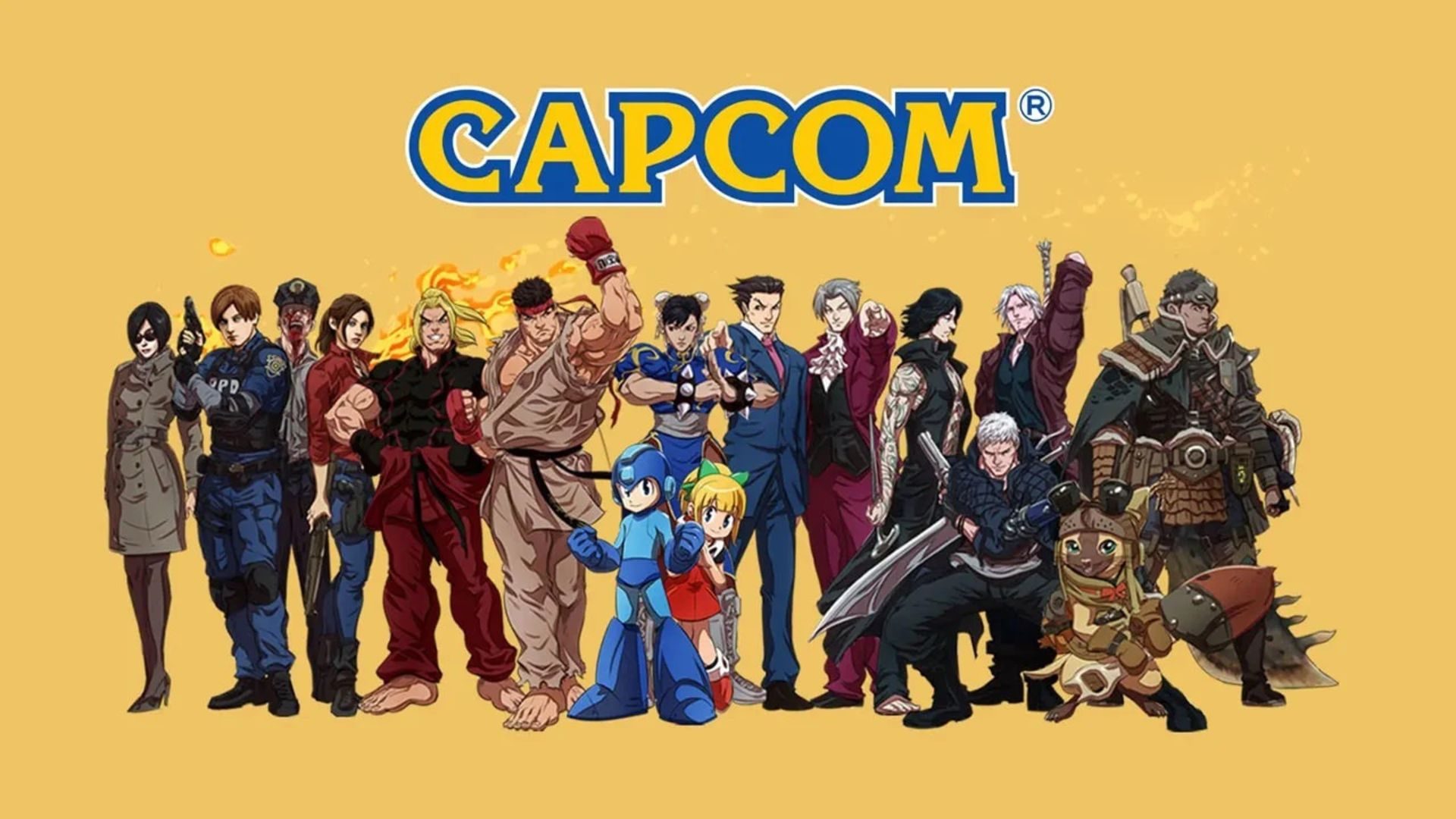 2023-7-capcom-games-66cc7d102b5676090d02c003-1 مگامن، لئون و ریو به همراه سایر شخصیتهای خلق شده توسط کپکام