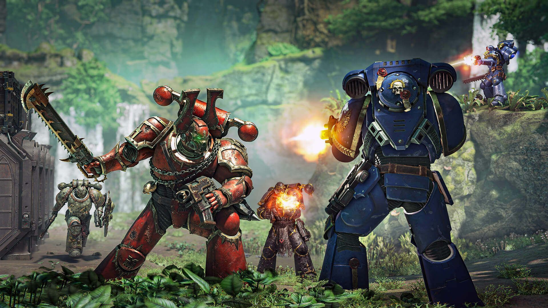 2024-8-warhammer-40000-space-marine-2-66cc7d122b5676090d02fa2b-1 مبارزه با شمشیر و تفنگ در بازی Warhammer 40,000: Space Marine 2