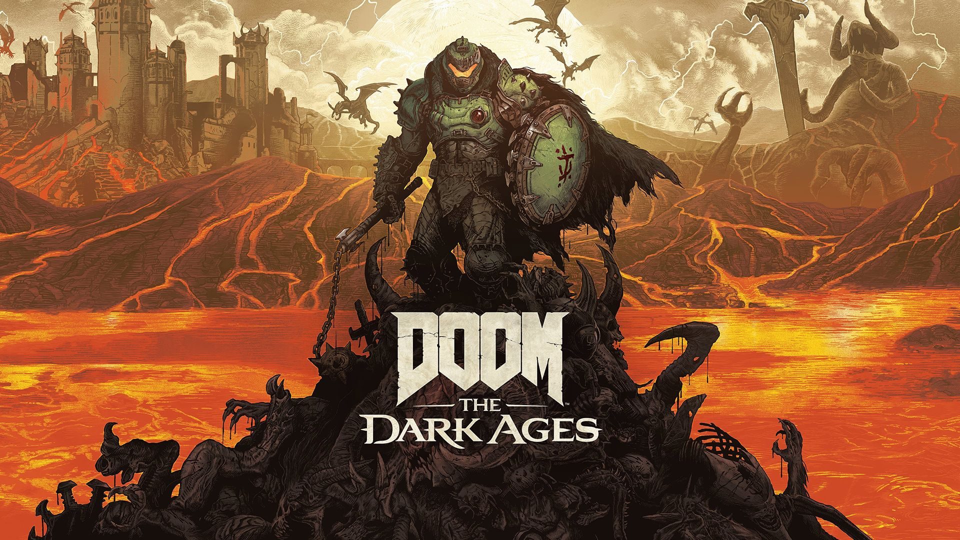 doomthedarkagesdoomguy-679314147f75e9449b7d2c19-1 تقابل دووم گای با هیولاها در بازی DOOM: The Dark Ages