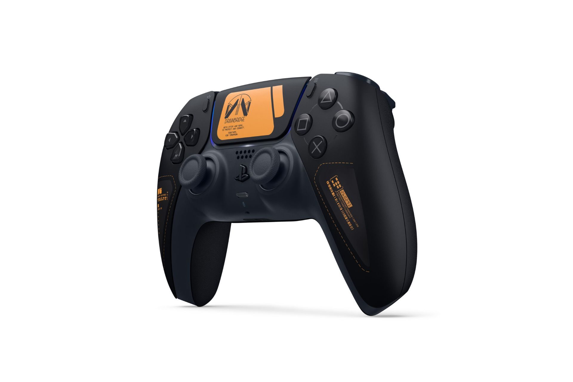 dualsense-wireless-controller-death-stranding-2-on-the-beach-limited-edition-03-681cb0cf1b0a7aa342aeffaf نمای کناری از کنترلر ویژه دوال سنس با طرح بازی Death Stranding 2: On the Beach