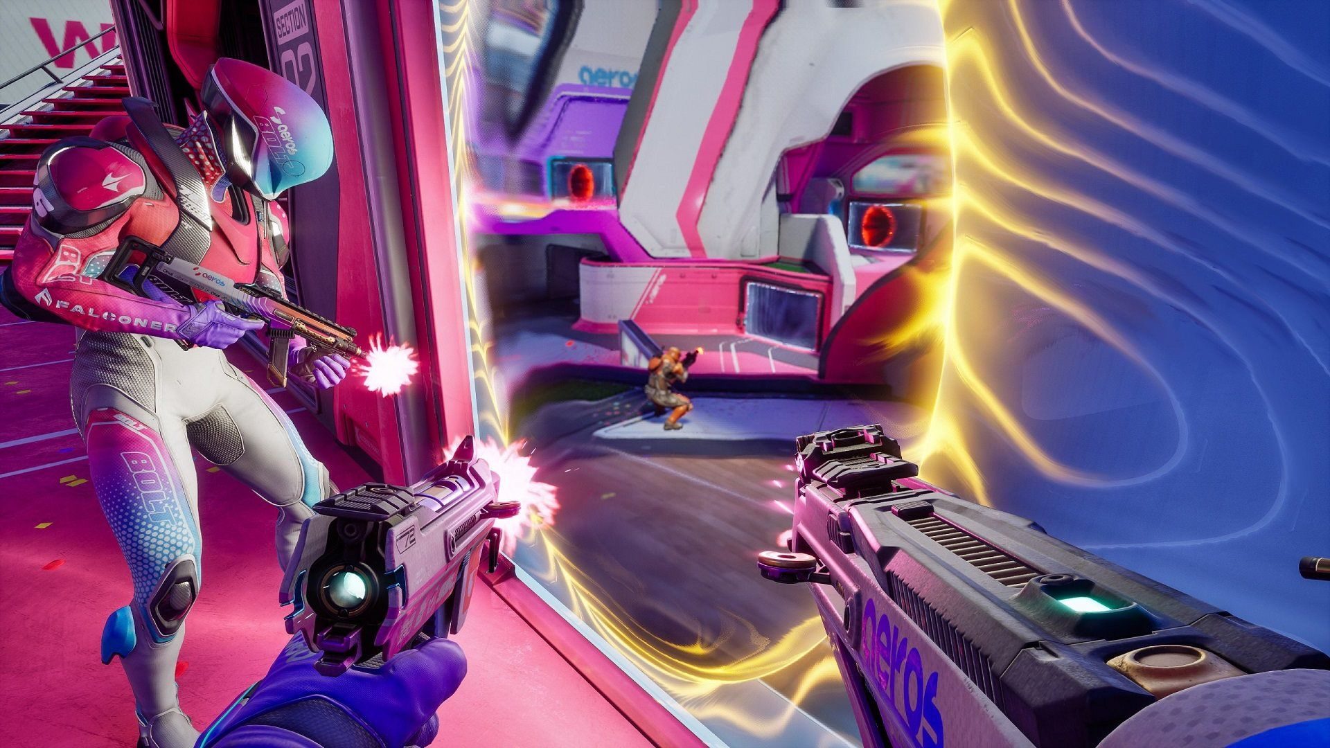 splitgate-2-682c0c16243687accf407fff-1 گیمپلی بازی Splitgate 2