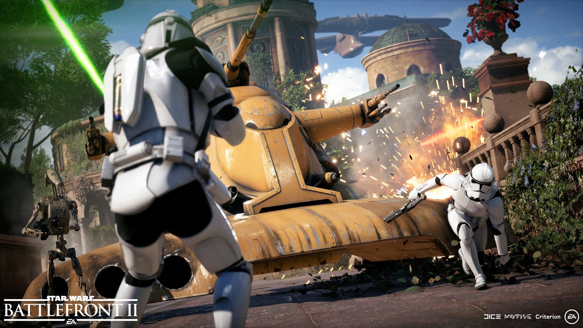 star-wars-battlefront-2-battles-6831f4a3287cc0c03884eeb3-1 نبرد سربازان با یک تانک فضایی در بازی Star Wars Battlefront 2