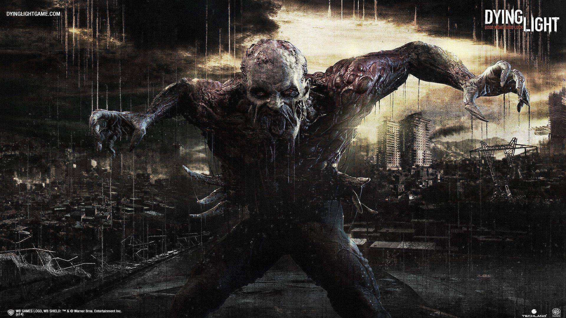 تصویر یک زامبی ترسناک در بازی Dying Light