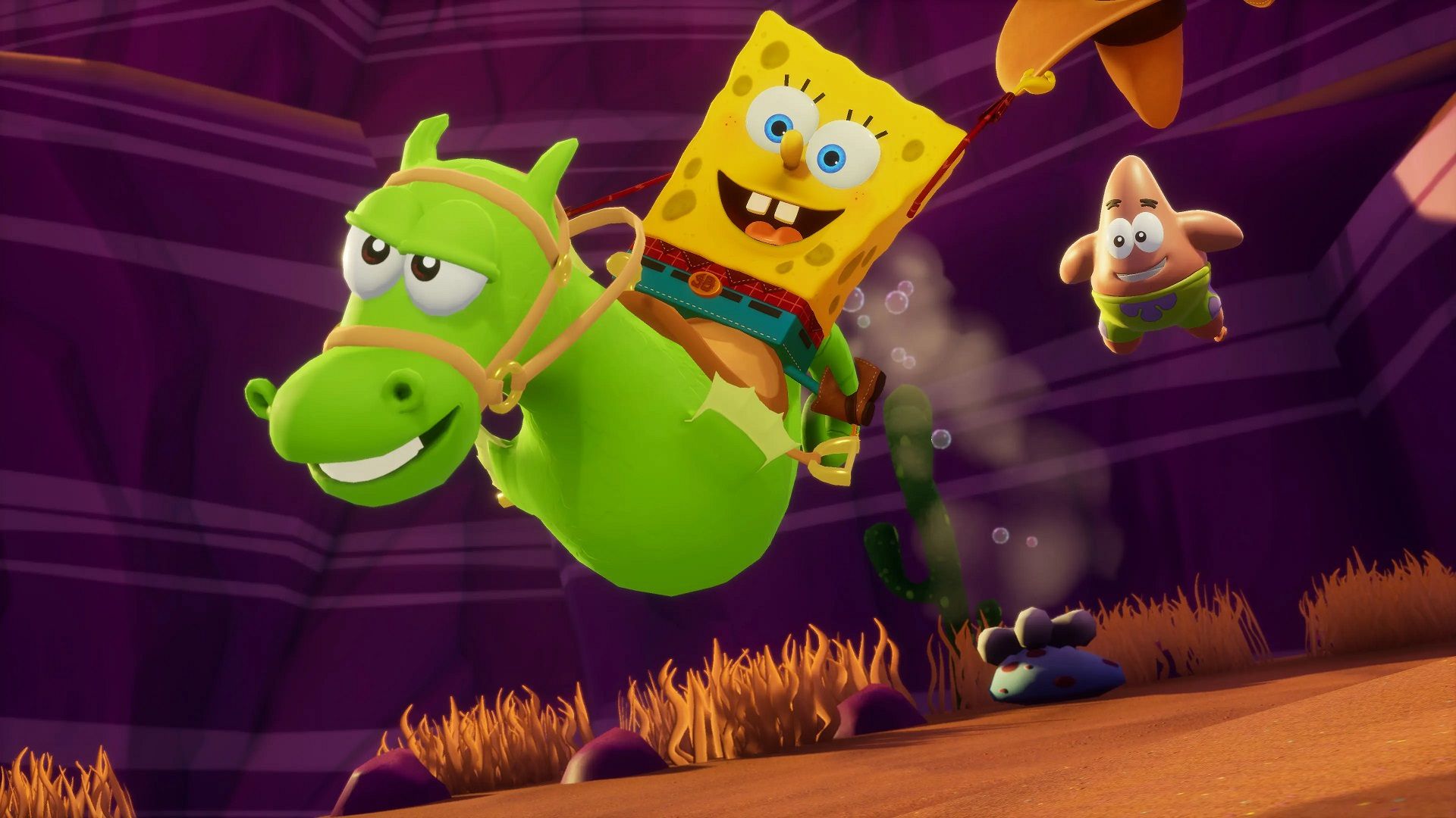 spongebob-squarepants-6842f89e8b30888a91a9cd5c-1 باب اسفنجی سوار بر اسب دریایی