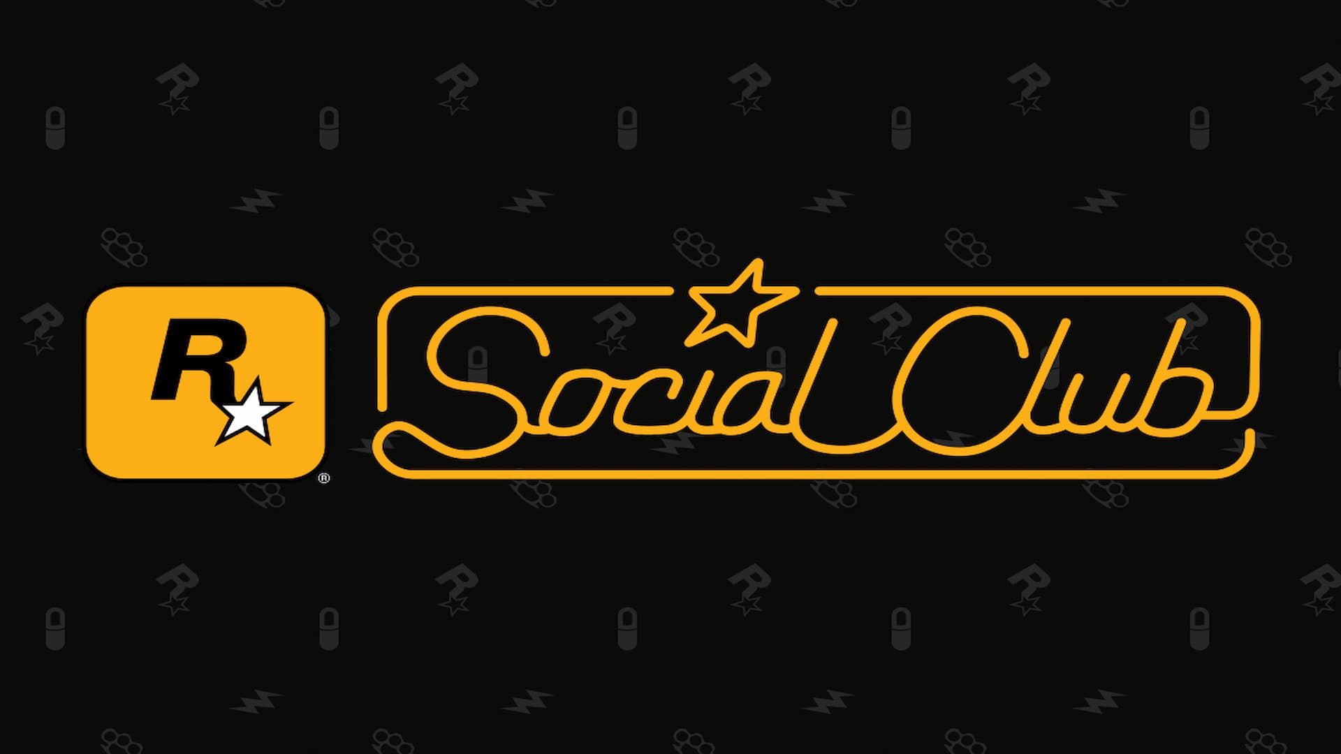 rockstar-games-social-club-687743ae9327ea5b8eca65ff-1 لوگوی طلایی Social Club شرکت راکاستار در پس زمینه مشکی